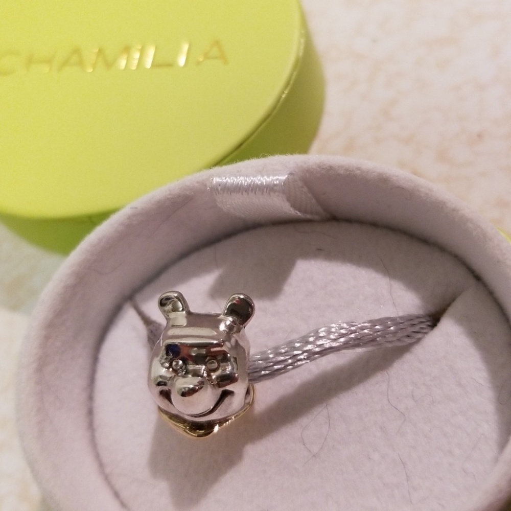 Chamilia Disney Winnie-the-Pooh bear head.